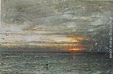 Albert Goodwin Canvas Paintings - The Phantom Ship